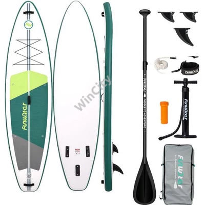 FunWater SUP szörfdeszka SUPFW69A 3,35m (zöld-fehér)