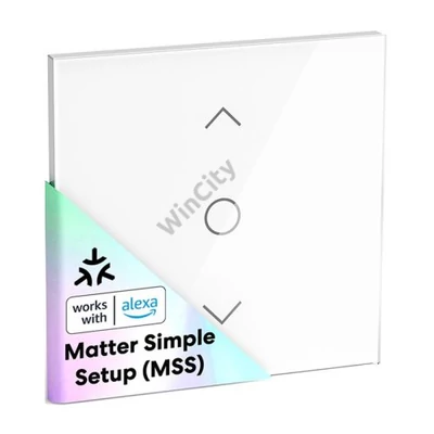 Meross MRS100MA(EU) intelligens WiFi-vezérlésű redőnykapcsoló (Matter)