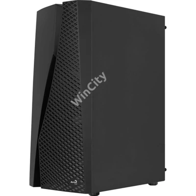 Számítógépház Aerocool Wave ATX Fekete Edzett üveg