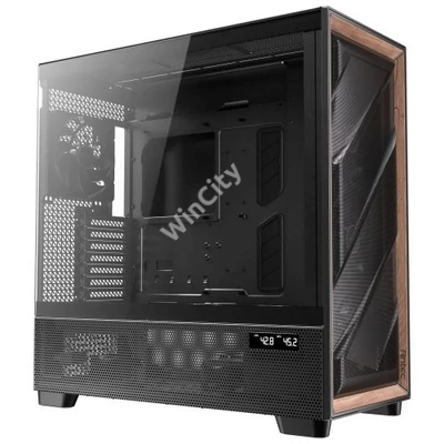 Számítógépház Antec Flux Pro Full-Tower, E-ATX, Edzett üveg – fekete
