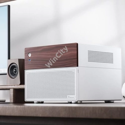 Számítógépház Jonsbo N4 NAS ház, mATX, fehér