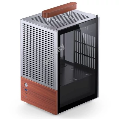 Számítógépház Jonsbo T6 mini-ITX, ezüst