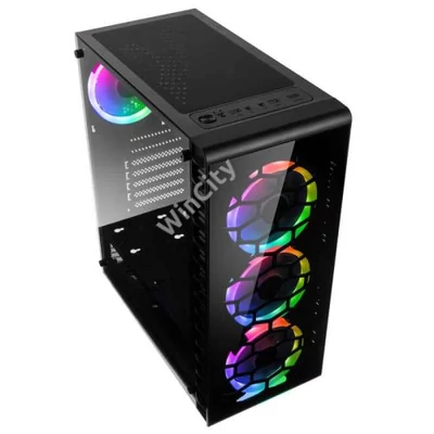 Számítógépház Kolink Observatory Lite RGB ATX Edzett üveg Fekete