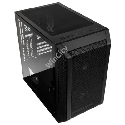 Számítógépház Kolink Citadel Mesh mATX Edzett üveg Fekete