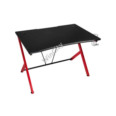 Gamer asztal Nitro Concepts D12 1160 x 750 mm Fekete/Piros