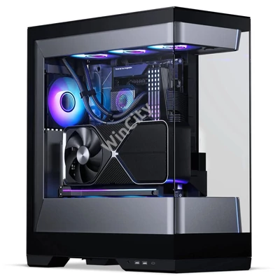 PHANTEKS Evolv S2 ház, Midi-Tower, E-ATX, RGB, edzett üveg - fekete
