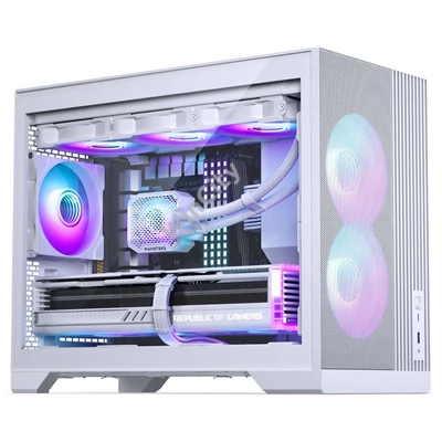 Számítógépház PHANTEKS XT M3 MATX, edzett üveg, fehér