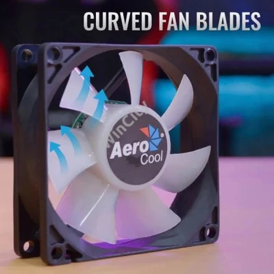 Ventilátor Aerocool Frost 8 8cm FRGB LED