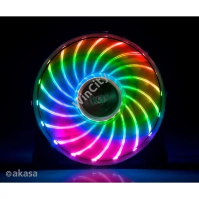 Ventilátor Akasa Vegas 7 LED 12 cm RGB