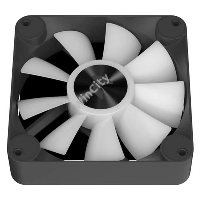 Ventilátor APNX FP1-Q PWM, ARGB, fordított légáramlás, 120mm, fekete