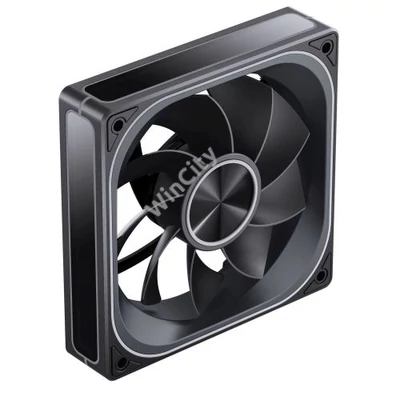 Ventilátor Jonsbo ZA-120 ventilátor, fordított légáramlás, PWM, ARGB - 120mm, fekete