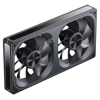 Ventilátor Jonsbo ZA-240 Infinity Mirror ARGB fordított légáram PWM 240mm, fekete