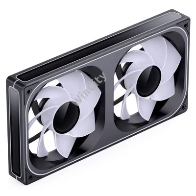 Ventilátor Jonsbo ZB-240 Infinity Mirror ARGB fordított légáram PWM 240mm, fekete
