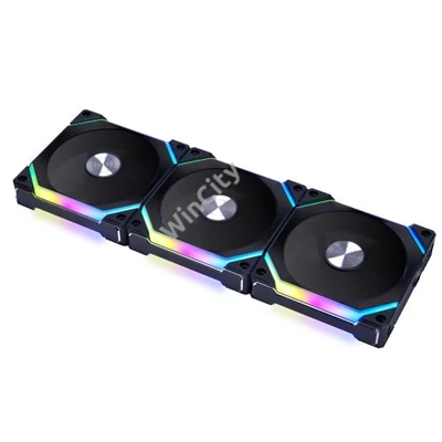 Ventilátor Lian Li UNI FAN SL120 V2 RGB PWM 12cm Fekete 3db-os