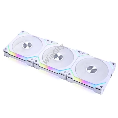 Ventilátor Lian Li UNI FAN SL120 V2 RGB PWM 12cm Fehér 3db-os