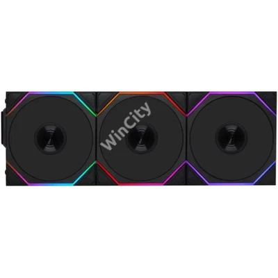 Ventilátor Lian Li UNI FAN TL Wireless ventilátor, 3darabos, 120mm, fekete