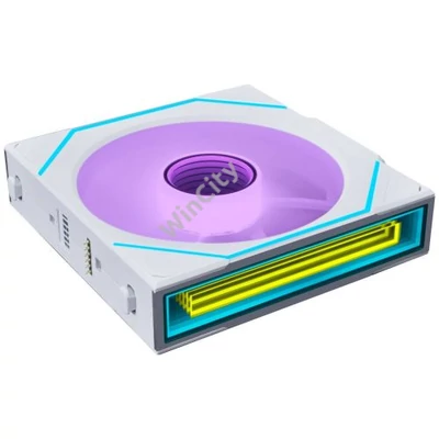 Ventilátor Lian Li UNI FAN SL-INF Vezeték Nélküli ARGB, PWM - 120mm, Fehér