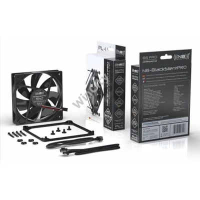 Ventilátor Noiseblocker BlackSilent PRO PL1 12cm