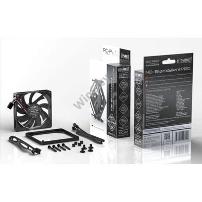 Ventilátor Noiseblocker BlackSilent PRO PC-P 8cm