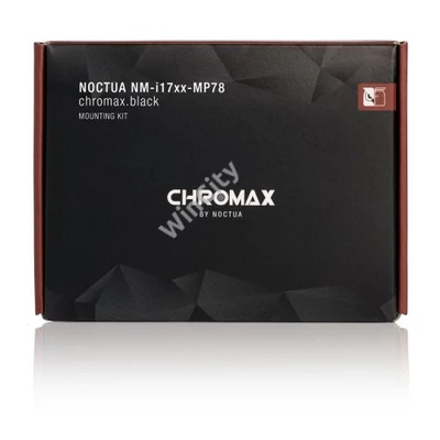 Processzor hűtő lefogató Noctua NM-i17xx-MP78 chromax.black Intel LGA 1700