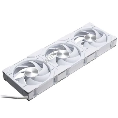 Ventilátor PHANTEKS D30 PWM Regular Airflow D-RGB L 12cm, 3 darabos szett, Fehér