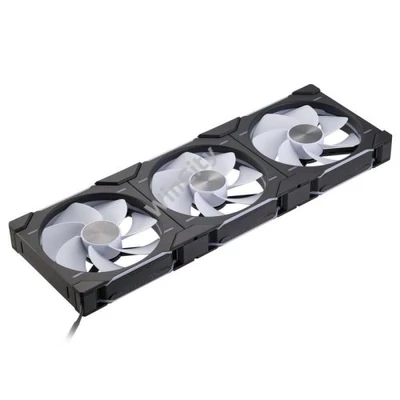Ventilátor PHANTEKS D30 PWM Reverse Airflow D-RGB- 140mm 3darabos szett, Fekete