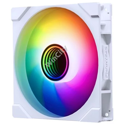 Ventilátor PHANTEKS M25 Gen2 D-RGB PWM, 140mm, fordított légáram, D-RGB, fehér, 3db-os, retail