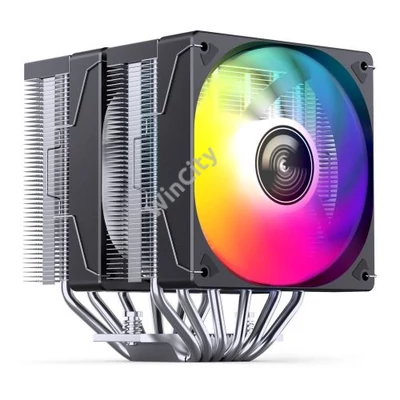 Processzor hűtő Jonsbo CR-3000E ARGB Dual torony, 2x120mm venti, Fekete
