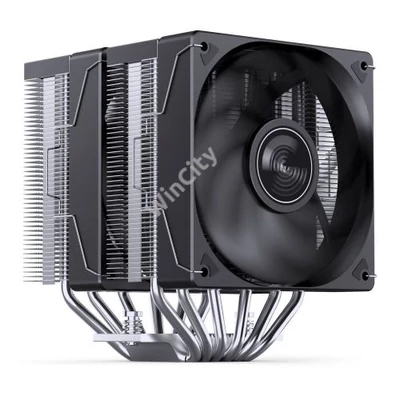 Processzor hűtő Jonsbo CR-3000E Dual torony, 2x120mm venti, Fekete