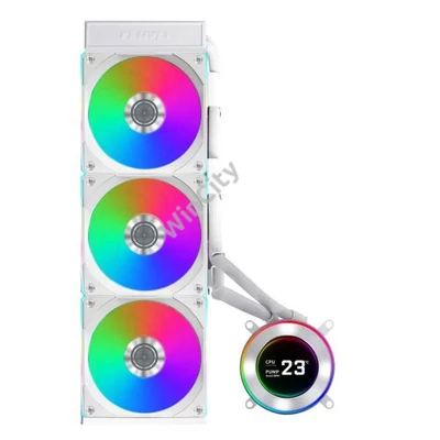 Processzorhűtő Lian Li HYDROSHIFT II LCD-C 360CL ARGB AiO - Fehér