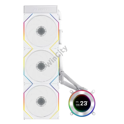 Processzorhűtő Lian Li HYDROSHIFT II LCD-C 360TL ARGB AiO - Fehér