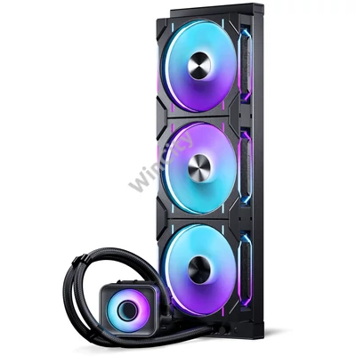 PHANTEKS Glacier One 420D30 X2 DRGB AiO CPU hűtő - 420mm, Fekete