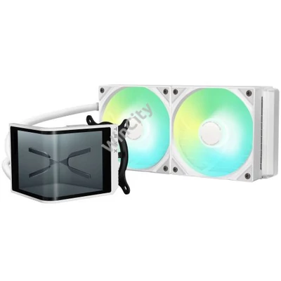 TRYX PANORAMA SE AIO CPU hűtő, ARGB - 240 mm, fehér
