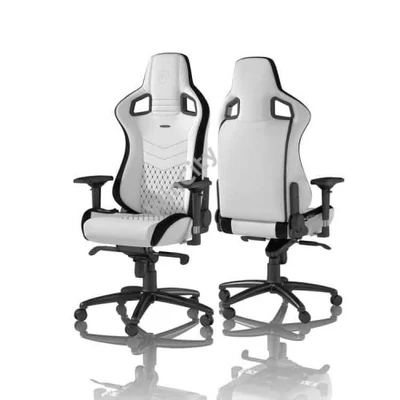 Gamer szék noblechairs EPIC PU Bőr Fehér/Fekete