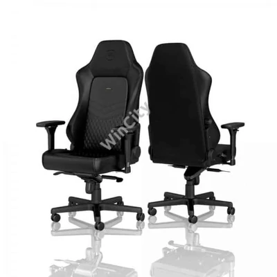 Gamer szék noblechairs HERO Valódi Bőr Fekete