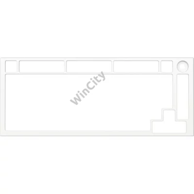 Billentyűzet kiegészítő Glorious GMMK Pro 75% burkolat Fehér