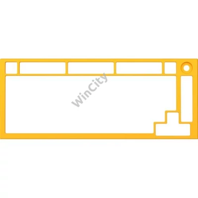 Billentyűzet kiegészítő Glorious GMMK Pro 75% burkolat Sárga