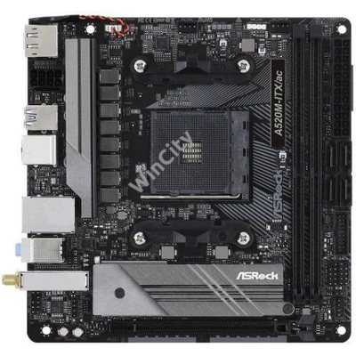 Alaplap ASRock A520M-ITX/AC ITX AM4 DDR4