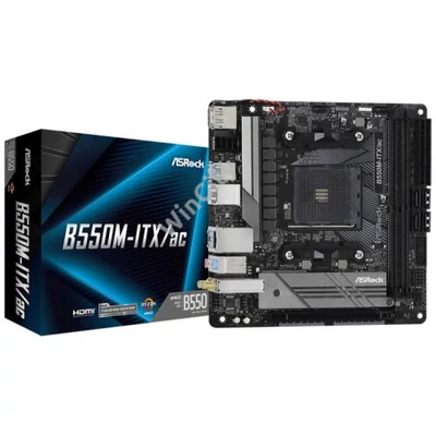 Alaplap ASRock B550M-ITX/ac ITX AM4 DDR4