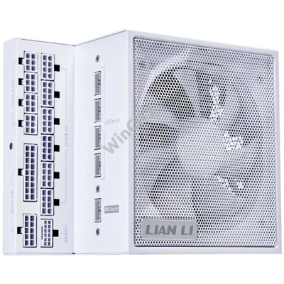 Tápegység Lian Li EDGE EG1000 80 Plus Platinum, PCIe 5.1, ATX 3.1 - 1000W, fehér