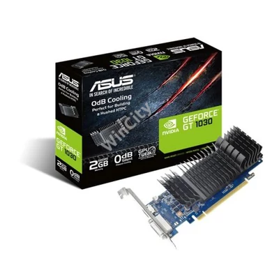 Videókártya ASUS GeForce GT 1030 SL 2GB DDR5 BRK Passzív