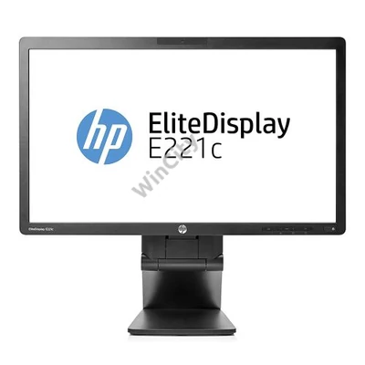 LCD HP EliteDisplay 22" E221c; black 1920x1080, 1000:1, 250 cd/m2, VGA, DVI, DisplayPort, USB Hub, Webcam, AG