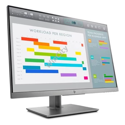 LCD HP EliteDisplay 24" E243i; black/silver 1920x1200, 1000:1, 300cd/m2, VGA, HDMI, DisplayPort, USB Hub, AG