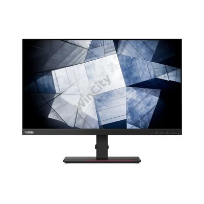 LCD Lenovo ThinkVision 24" P24h-2L; black 2560x1440, 1000:1, 300 cd/m2, HDMI, DisplayPort, USB-C, USB Hub, AG