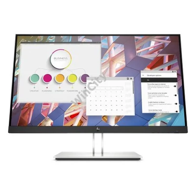 LCD HP EliteDisplay 24" E24 G4; black/silver 1920x1200, 1000:1, 250 cd/m2, VGA,HDMI, DisplayPort, USB Hub, AG