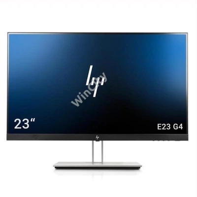 23" TFT HP E23 G4 Fekete/ezüst