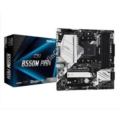 ASRock B550M PRO4 AMD B550 SocketAM4 mATX alaplap