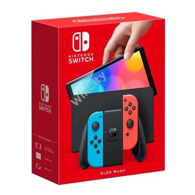 Nintendo Switch OLED Modell Neon Red & Blue Joy-Con játékkonzol