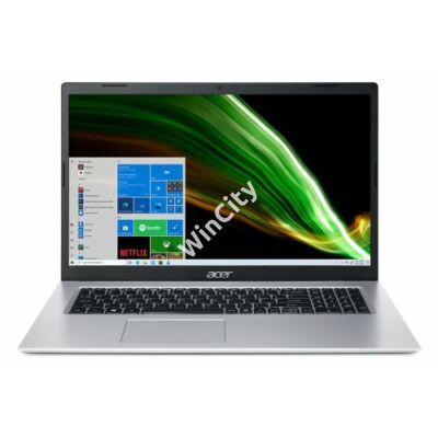 Acer Aspire 3 A317-53-38TH 17,3"HD+/Intel Core i3-1115G4/8GB/256GB/Int. VGA/ezüst laptop