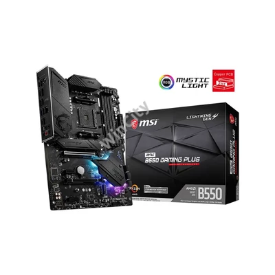 MSI MPG B550 GAMING PLUS AMD B550 AM4 ATX alaplap